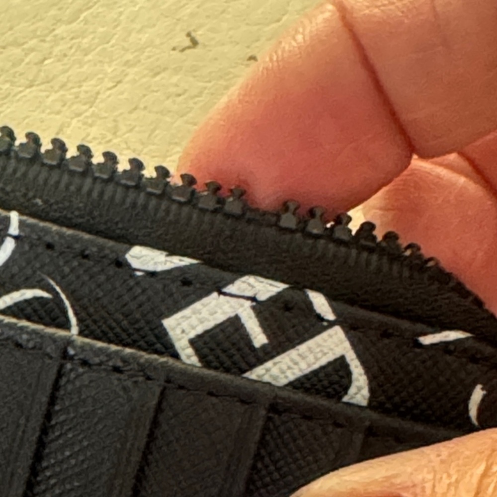 Versace Jeans Couture Black, White and Gold Card Holder - Picture 16 of 16